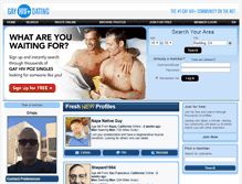 Tablet Screenshot of gayhivpozdating.com